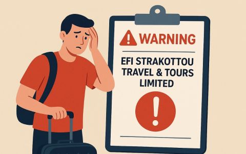 Προειδοποίηση προς Ταξιδιώτες αναφορικά με την αφερεγγυότητα του ταξιδιωτικού γραφείου EFI STRAKOTTOU TRAVEL & TOURS LTD
