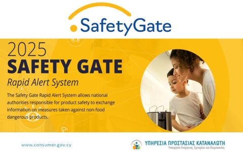 Έκθεση Ευρωπαϊκής Επιτροπής για το Safety Gate για το 2025